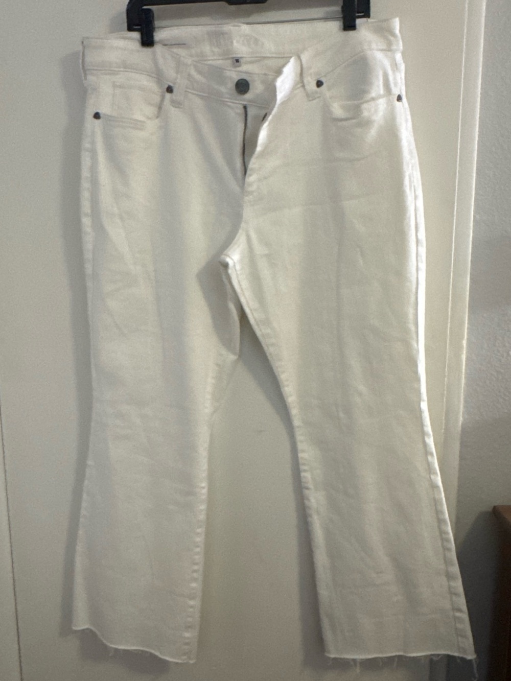 Kut from the Kloth White Ankle Flare Jeans
